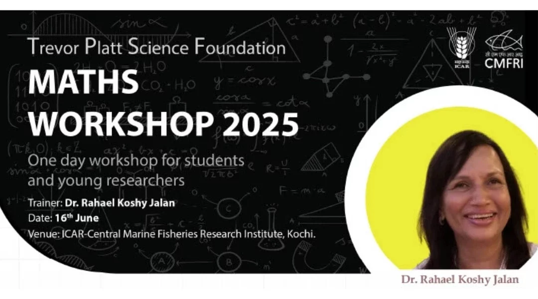 One day Math workshop for young researchers on 16th June 2025 at Central Marine Fisheries Research Institute, Kochi, India